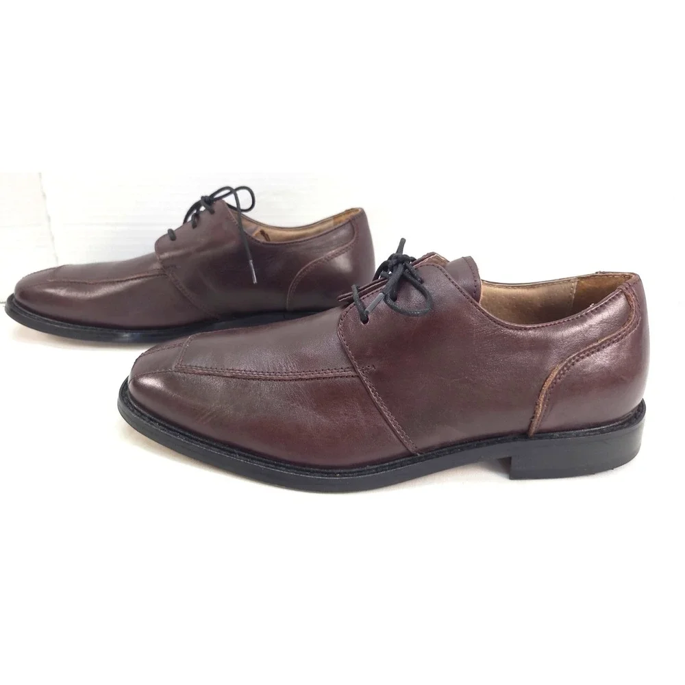 Florsheim 11175-601 6 Eye Brown Lace Up Oxfords Dress Shoes Mens Size 8.5 D